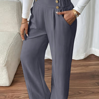 Aurora High-Waist Trousers – Tailored Relaxed Fit
