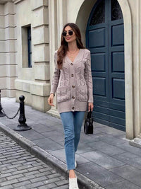 Aurora Buttoned Cardigan – Luxe Open Edition