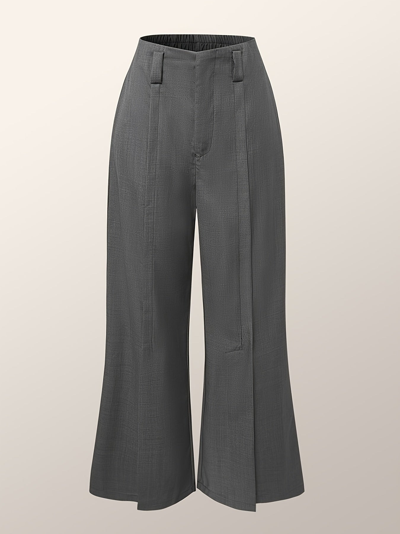 Valentina Wide-Leg Trousers – Split Hem Edition