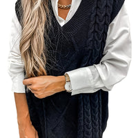 Amélie V-Neck Knit Vest – Timeless Chic Edition