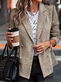 Valeria Double-Breasted Blazer – Tailored Elegance