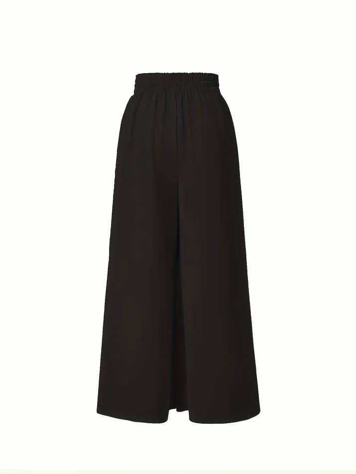 Clara Wide-Leg Trousers – High-Waist Comfort Duo