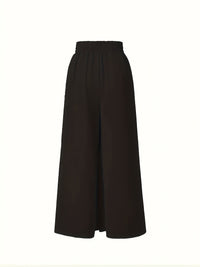 Clara Wide-Leg Trousers – High-Waist Comfort Duo