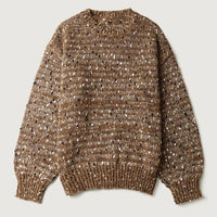 Celeste Polka Knit – Vintage Drop Shoulder Sweater