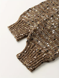 Celeste Polka Knit – Vintage Drop Shoulder Sweater