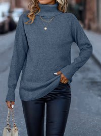 Isabella High-Neck Knit – Autumn Luxe Pullover