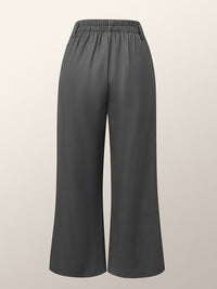 Valentina Wide-Leg Trousers – Split Hem Edition