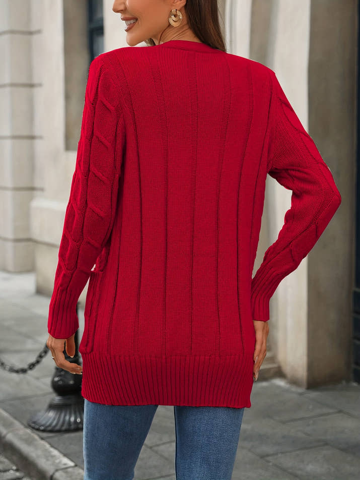 Aurora Buttoned Cardigan – Luxe Open Edition