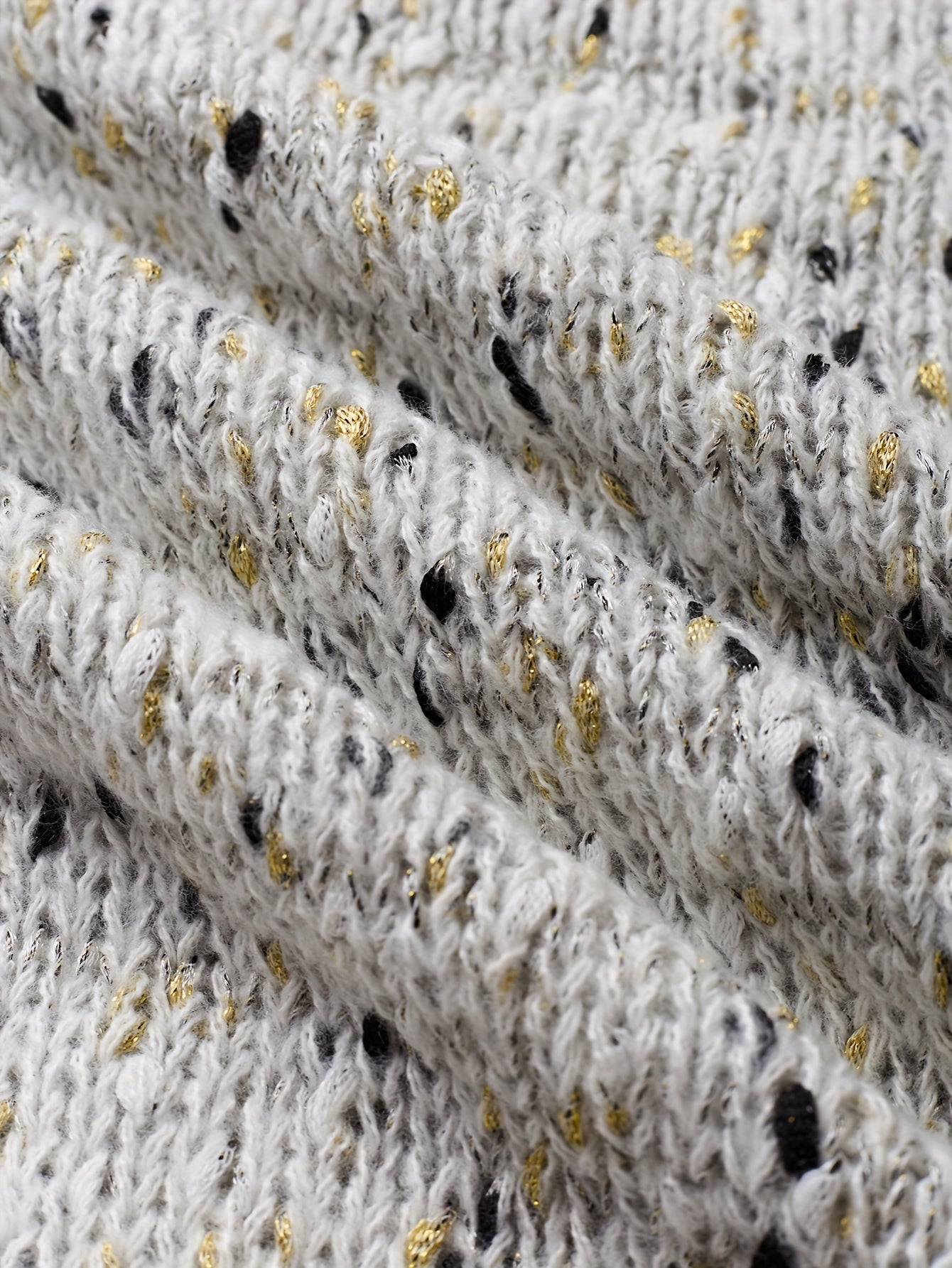 Celeste Polka Knit – Vintage Drop Shoulder Sweater