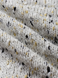 Celeste Polka Knit – Vintage Drop Shoulder Sweater