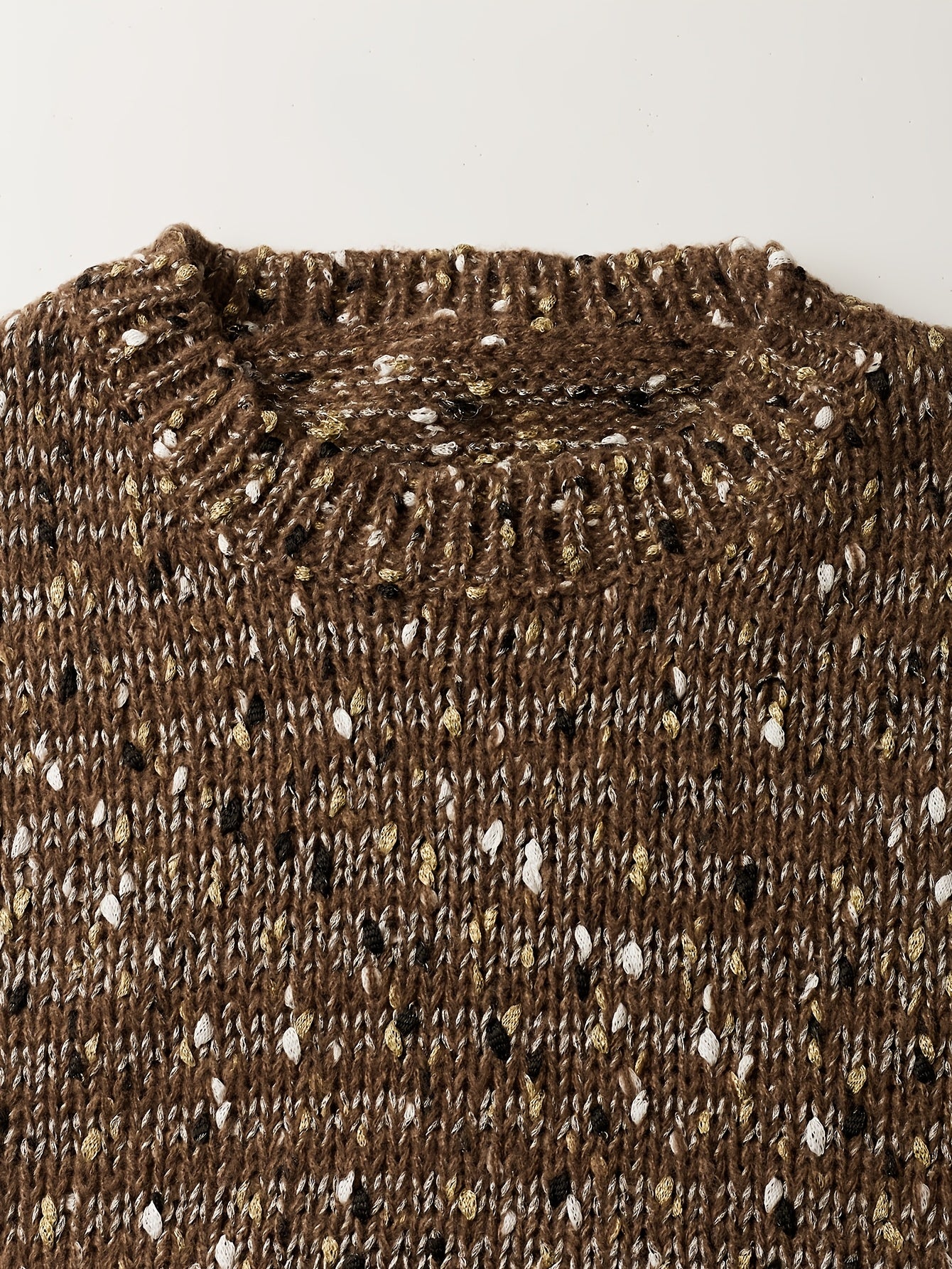 Celeste Polka Knit – Vintage Drop Shoulder Sweater