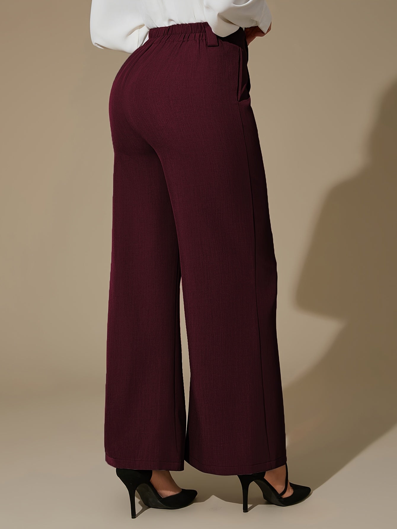 Valentina Wide-Leg Trousers – Split Hem Edition