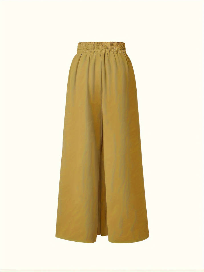 Clara Wide-Leg Trousers – High-Waist Comfort Duo