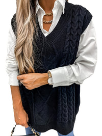 Amélie V-Neck Knit Vest – Timeless Chic Edition