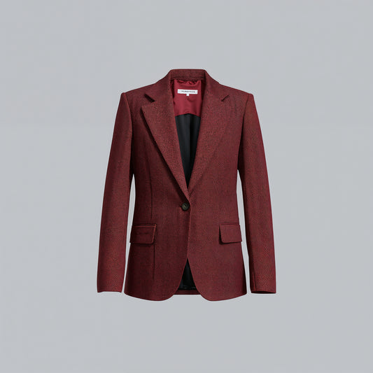 Velour Heritage Blazer – Signature Button Edition