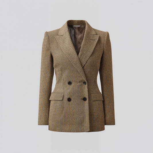 Valeria Double-Breasted Blazer – Tailored Elegance