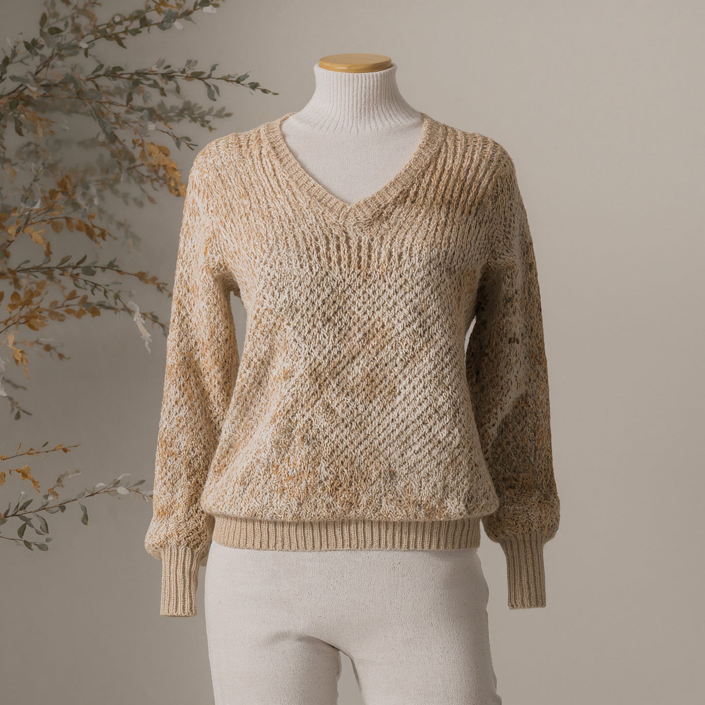 Elena V-Neck Pullover – Timeless Chic Sweater