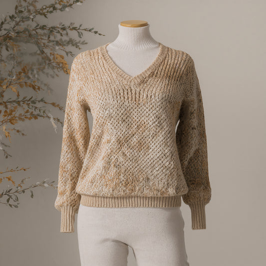 Elena V-Neck Pullover – Timeless Chic Sweater