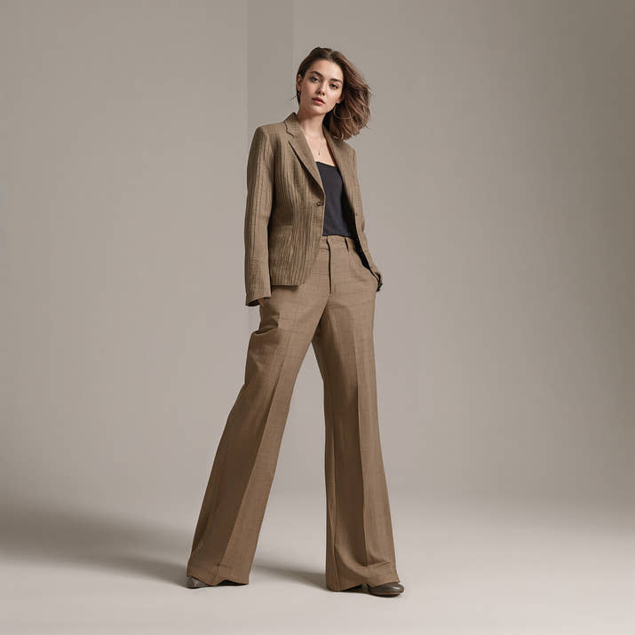 Valentina Wide-Leg Trousers – Split Hem Edition