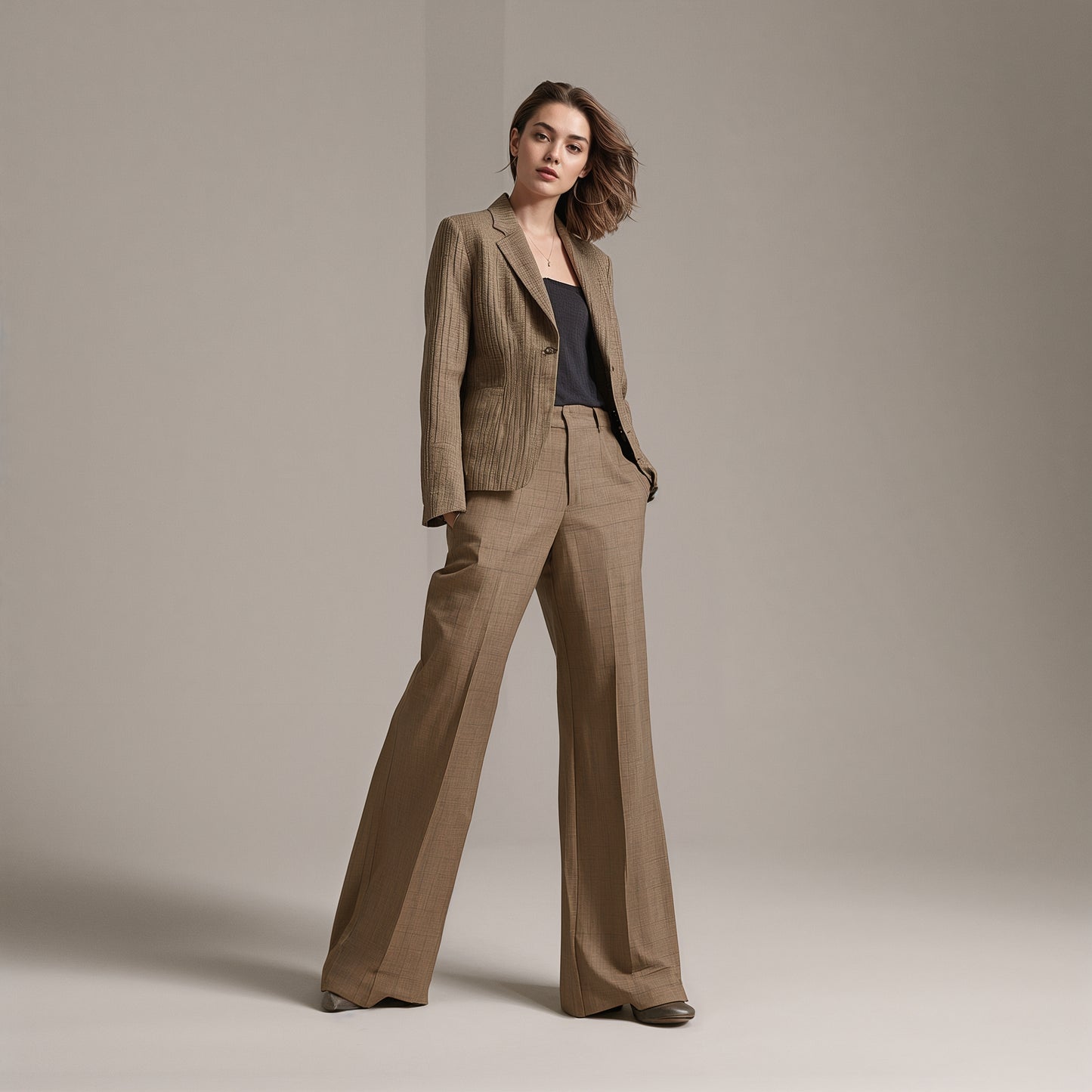Valentina Wide-Leg Trousers – Split Hem Edition