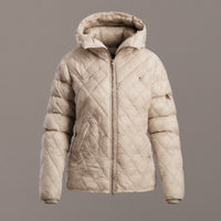 Aurora Quilted Hooded Jacket – Autumn Elegance