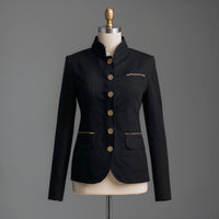 Isabelle Stand Collar Jacket – Modern Elegance