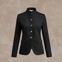 Isabelle Stand Collar Jacket – Modern Elegance