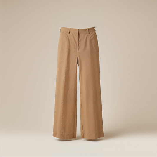 Clara Wide-Leg Trousers – High-Waist Comfort Duo