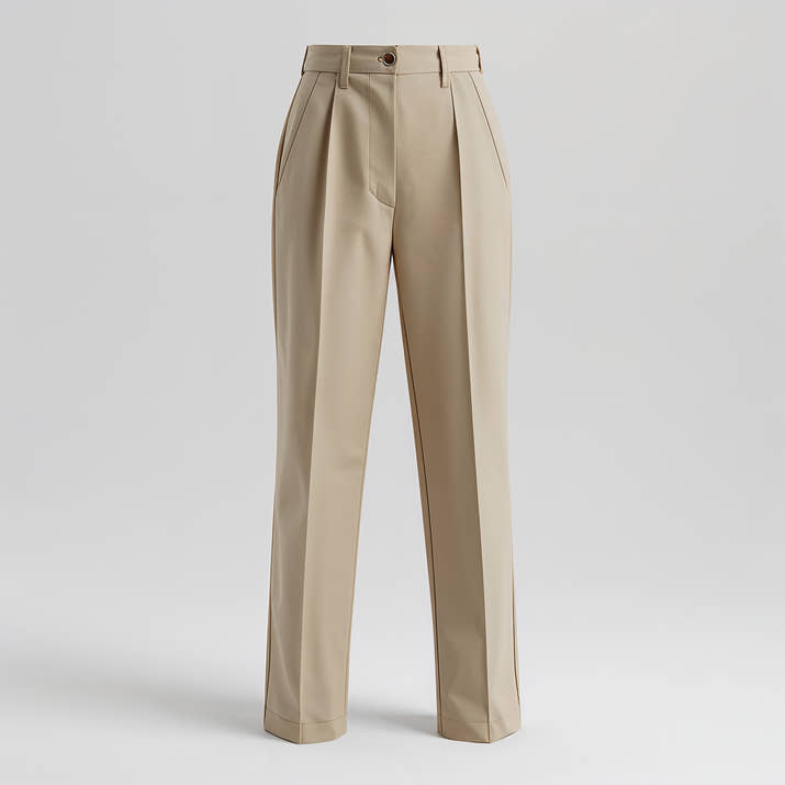 Aurora High-Waist Trousers – Tailored Relaxed Fit