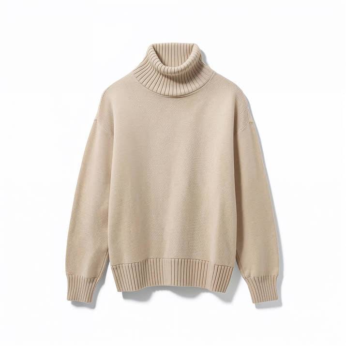 Isabella High-Neck Knit – Autumn Luxe Pullover