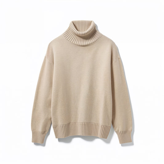 Isabella High-Neck Knit – Autumn Luxe Pullover