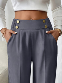 Aurora High-Waist Trousers – Tailored Relaxed Fit