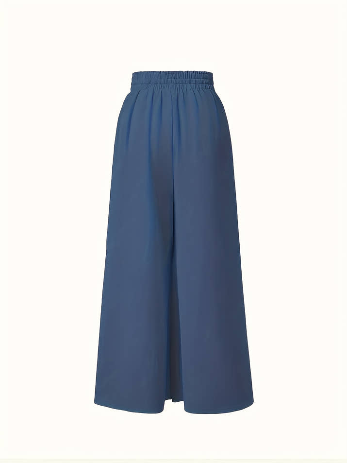 Clara Wide-Leg Trousers – High-Waist Comfort Duo