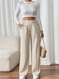 Aurora High-Waist Trousers – Tailored Relaxed Fit