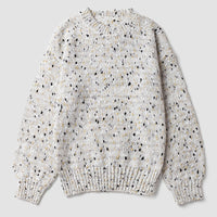 Celeste Polka Knit – Vintage Drop Shoulder Sweater