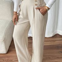 Aurora High-Waist Trousers – Tailored Relaxed Fit