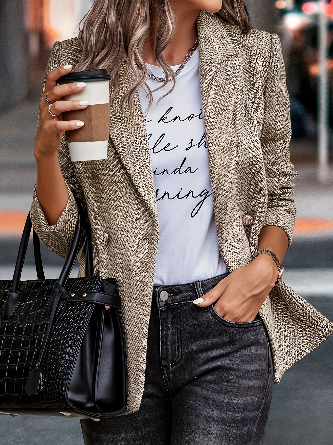 Valeria Double-Breasted Blazer – Tailored Elegance