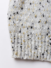 Celeste Polka Knit – Vintage Drop Shoulder Sweater