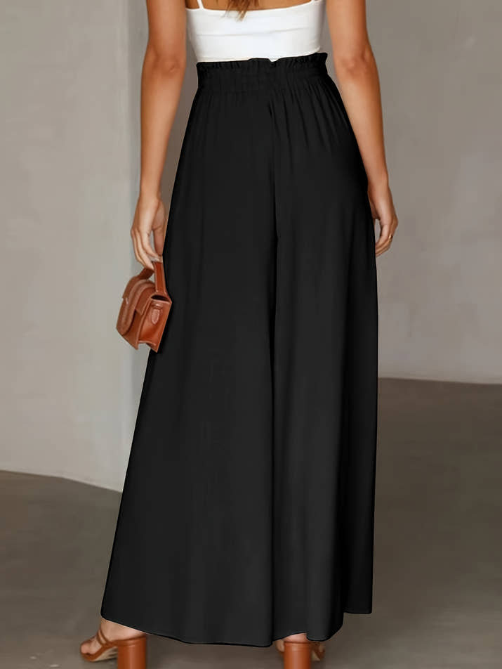 Clara Wide-Leg Trousers – High-Waist Comfort Duo