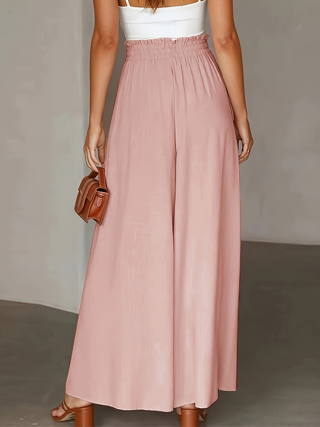 Clara Wide-Leg Trousers – High-Waist Comfort Duo