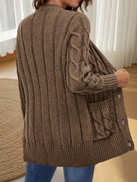 Aurora Buttoned Cardigan – Luxe Open Edition