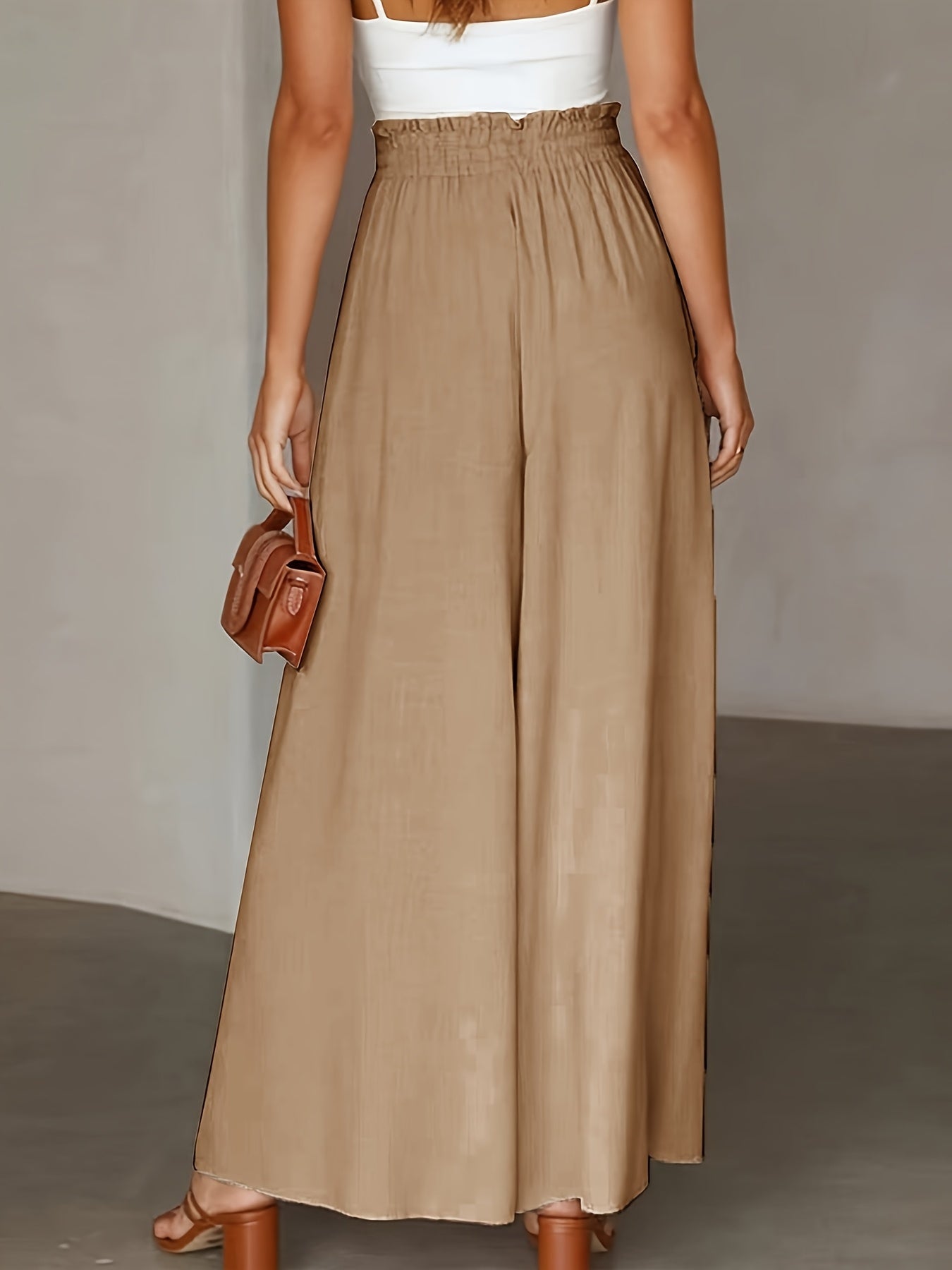 Clara Wide-Leg Trousers – High-Waist Comfort Duo