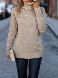 Isabella High-Neck Knit – Autumn Luxe Pullover