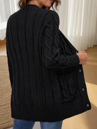 Aurora Buttoned Cardigan – Luxe Open Edition